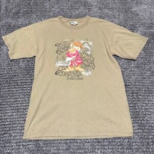 Walt Disney World‎ Grumpy Mens T Shirt M Tan Graphic Tee 100 Cotton